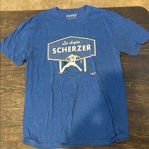Blue Scherzer Tee